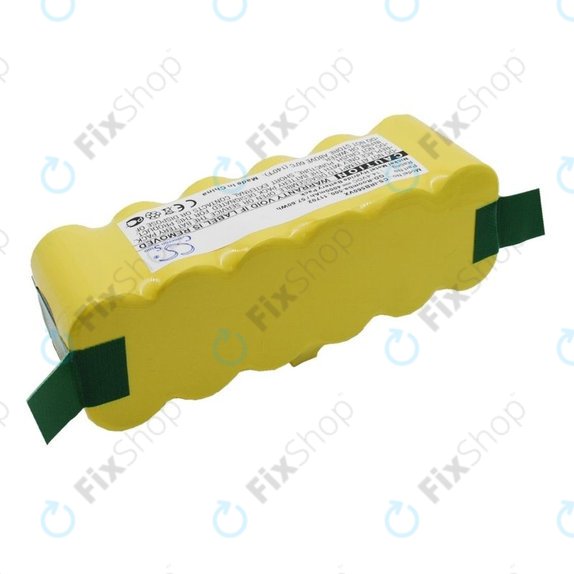 Batteria per iRobot Roomba 500, 600, 700, 800, 900-seriess, R3, Scooba 450, Vileda 137173, 11702, GD-Roomba-500, VAC-500NMH-33, Ni-MH, 4000mAh, 14.4V, HQ