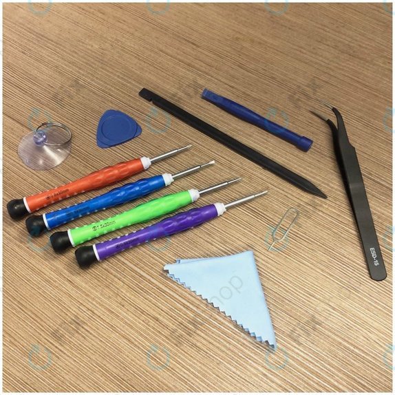 Kit strumenti completo per assemblaggio telefoni cellulari 11 in 1, FixPremium