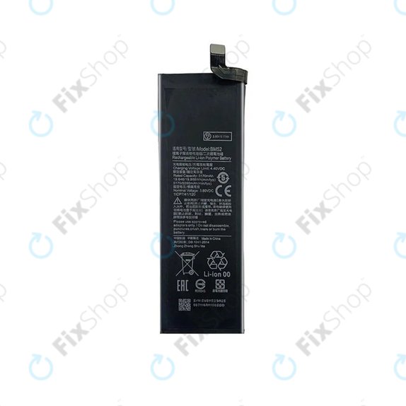 Batteria per Xiaomi Mi Note 10, Mi Note 10 Lite, Mi Note 10 Pro, BM52, 5260mAh