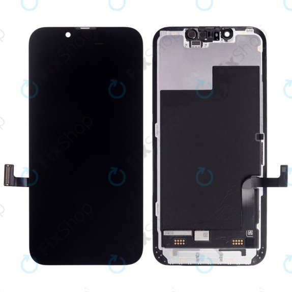 Schermo Hard OLED per iPhone 13 Mini, Vetro touch con cornice, FixPremium
