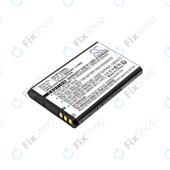 Batteria per Amplicomms Powertel M4000, Auro Comfort 1010, MM460BB, CP10, Li-Ion, 3.7V, 1050mAh, HQ
