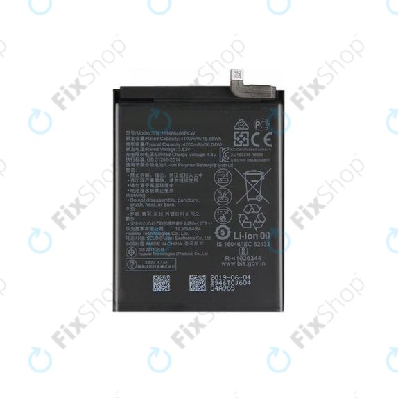 Batteria per Huawei Mate 20 Pro, P30 Pro, HB486486ECW, 4200mAh