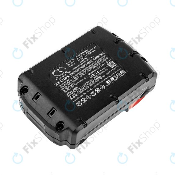 Batteria per Milwaukee, Atlas Copco, Berner, M18, Li-Ion, 2000mAh, 18V, HQ