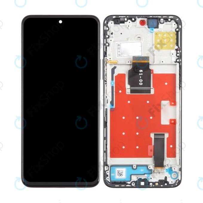 Schermo per Honor 90 Lite 5G, Black, Vetro touch con cornice
