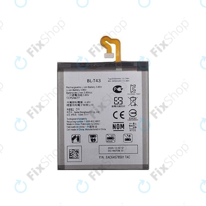 Batteria per LG G8s ThinQ, BL-T43, 3550mAh