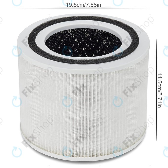 Filtro HEPA per Levoit Core 300, 300s, P350 (Activated carbon)