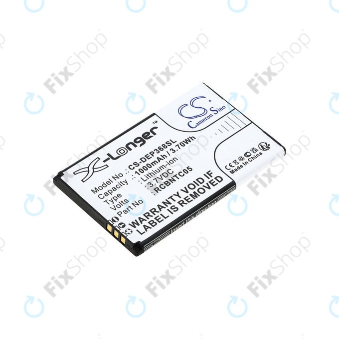 Batteria per Doro Primo 368, RCBNTC05, Li-Ion, 3.7V, 1000mAh, HQ