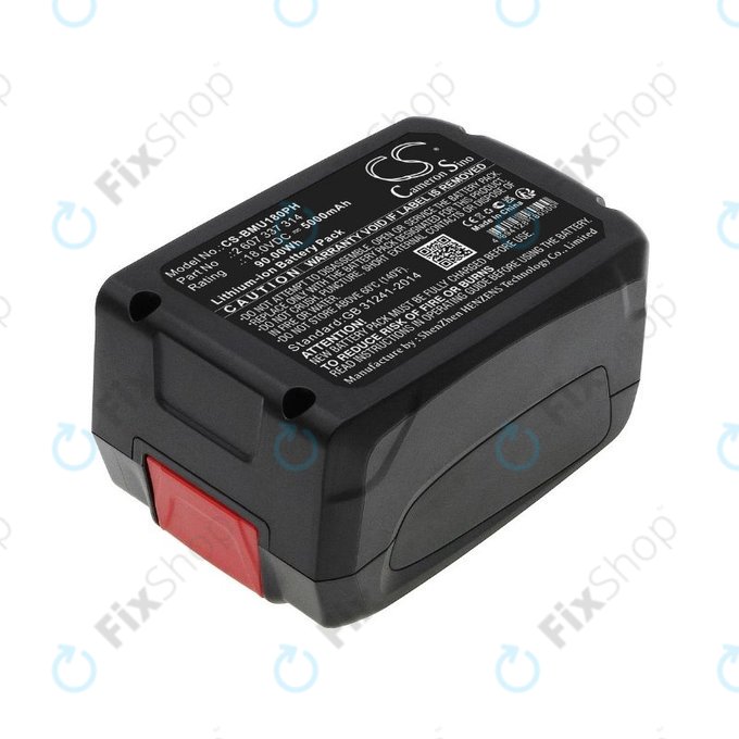 Batteria per Bosch 18V, 2 607 337 314, Li-Ion, 5000mAh, 18.0V, HQ