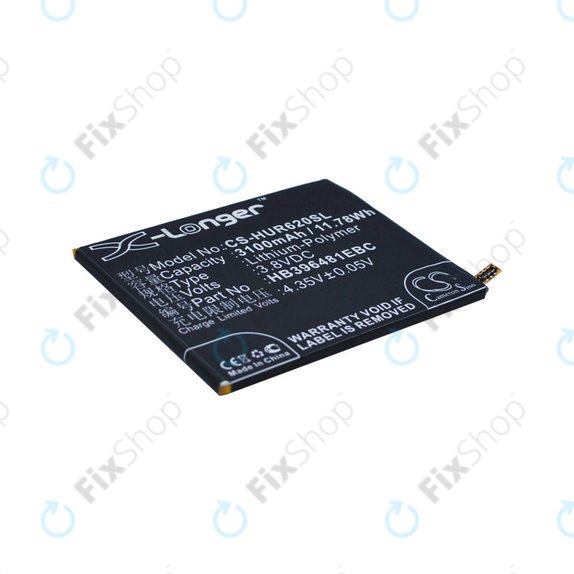 Batteria per Huawei Ascend Y6 2, Honor 5a, Huawei G7 Plus, HB396481EBC, Li-Pol, 3.8V, 3100mAh, HQ