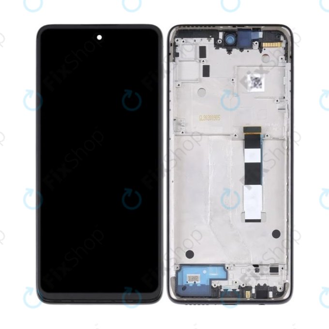 Schermo per Motorola Moto G 5G XT2113, Volcanic Gray, Vetro touch con cornice