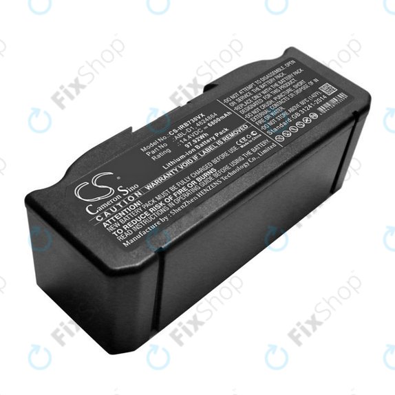 Batteria per iRobot Roomba e-seriess, i-seriess, ABL-D1, 4624864, ABL-D2, Li-Ion, 6800mAh, 14.4V, HQ