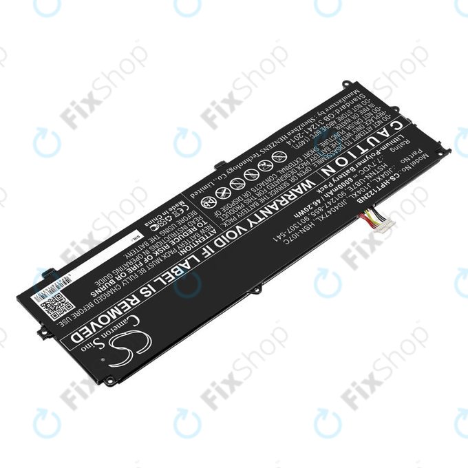 Batteria per HP Elite X2 1012 G2, JI04XL, Li-Pol, 6000mAh, 7.7V, HQ
