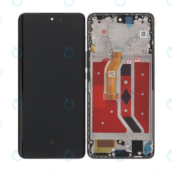 Schermo per Honor Magic6 Lite, Midnight Black, Vetro touch con cornice