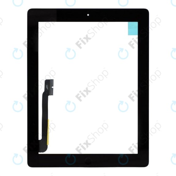 Vetro touch con pulsante Home per iPad 3, iPad 4, Black