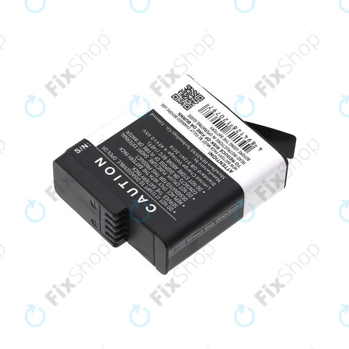 Batteria per Gopro Hero 8, Hero 6, AHDBT-501, Li-Ion, 1250mAh, 3.85V, HQ
