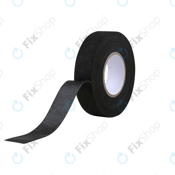 Nastro isolante in tessuto per cablaggi, 9mm x 20m, nero