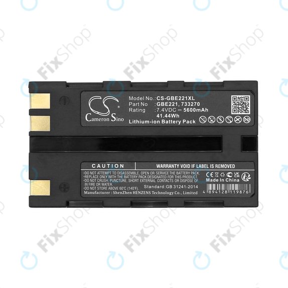 Batteria per Geomax Stonex R6, Zoom 35, ZBA200, Li-Ion, 5600mAh, 7.4V, HQ