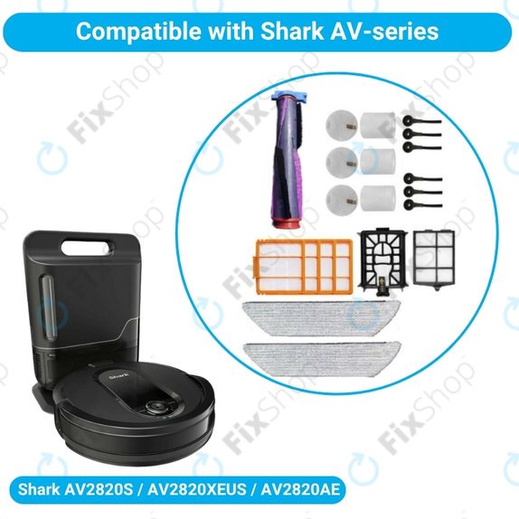 Set completo per Shark AV2820S, AV2820XEUS, AV2820AE