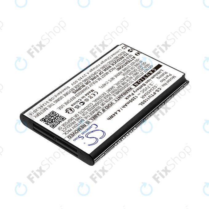 Batteria per Panasonic Kx-Tf200, Kx-Tu110, 523450AR, Li-Ion, 3.7V, 1200mAh, HQ