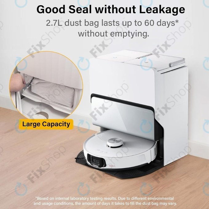 Sacchetto per aspirapolvere, 3 pz. per Xiaomi Roborock Qrevo Curv, Qrevo Edge, S8 MaxV Ultra, S8 Max Ultra, Saros 10, Saros 10R, QV-series