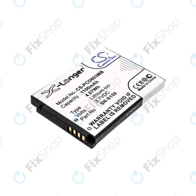 Batteria per Philips SCD 603, SN-S150, Li-Ion, 1100mAh, 3.7V, HQ