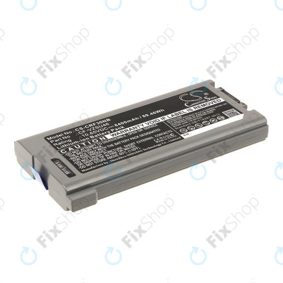 Batteria per Panasonic Toughbook CF-30, 31, 53, CF-VZSU46, Li-Ion, 8400mAh, 10.65V, HQ