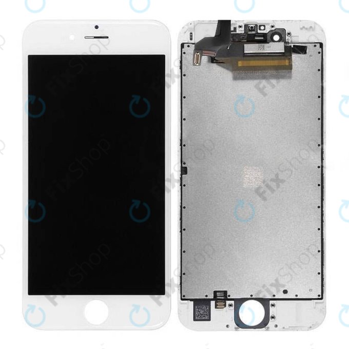 Schermo per iPhone 6S, White, Vetro touch con cornice, Refurbished