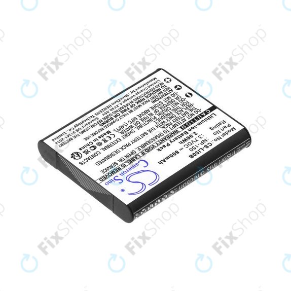 Batteria per Olympus MJU, Casio Exilim, Kodak PIXPRO, NP-150, Li-Ion, 800mAh, 3.7V, HQ