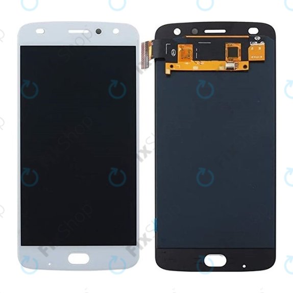 Schermo LCD per MotGoldla Moto Z2 Play XT1710-09, White, Vetro touch senza cornice