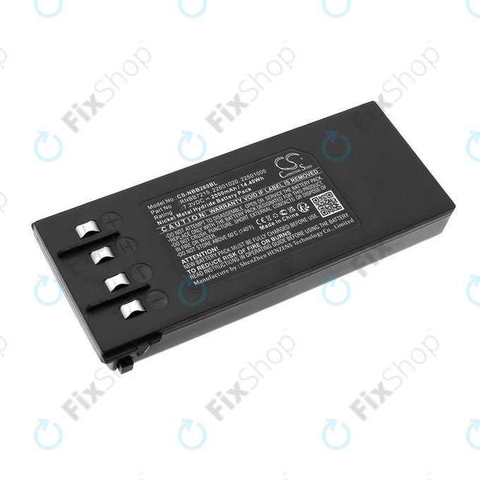 Batteria per Hiab 077 Hiduo, 088CL, 095, RNBB7215, 2.250.1000, Ni-MH, 2000mAh, 7.2V, HQ
