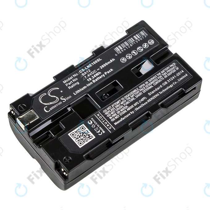 Batteria per Line 6 James Tyler Variax, Line 6 JTV Guitar, BA12, Li-Ion, 2600mAh, 7.4V, HQ