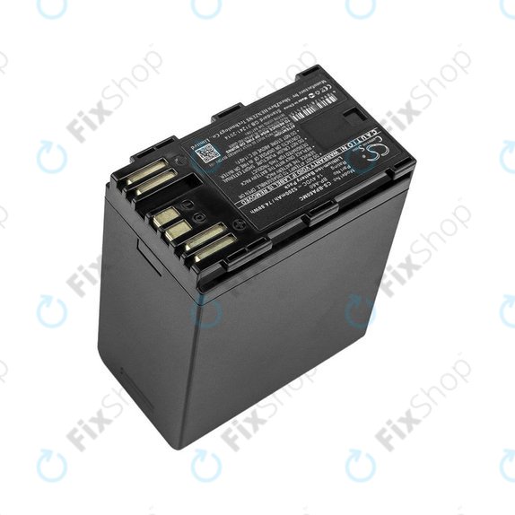 Batteria per Canon EOS S200, C300, BP-A60, Li-Ion, 5200mAh, 14.4V, HQ