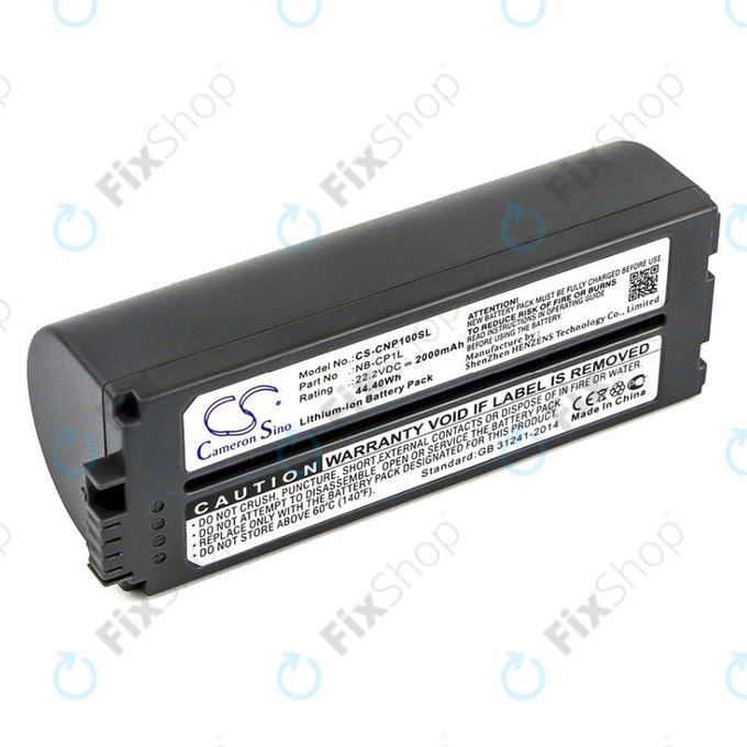 Batteria per Canon Selphy CP, NB-CP1L, Li-Ion, 2000mAh, 22.2V, HQ