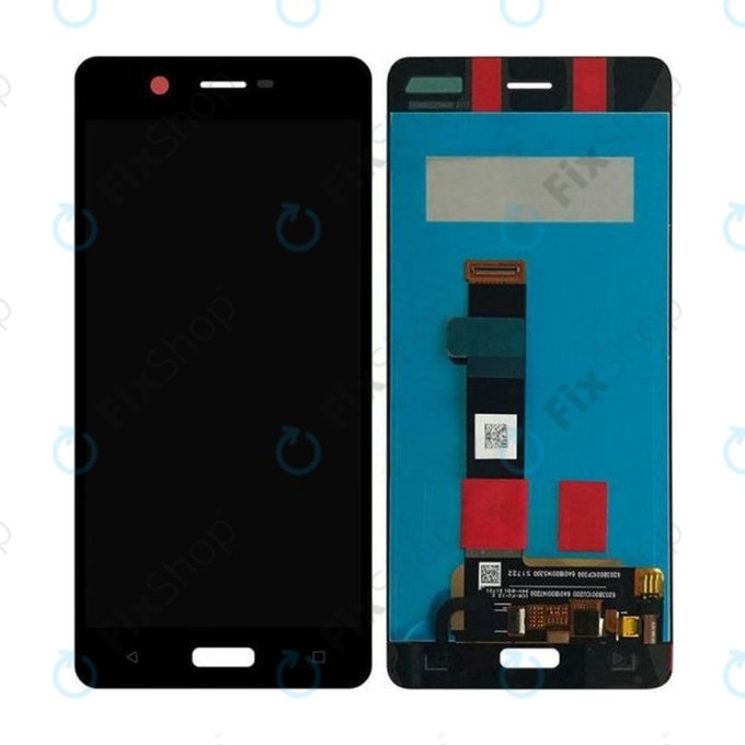 Schermo LCD per Nokia 5, Vetro touch senza cornice