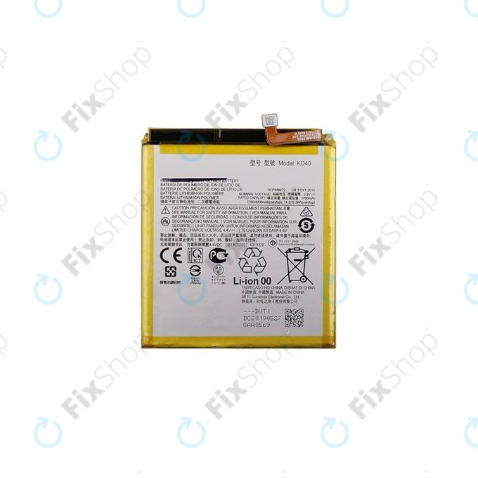 Batteria per Motorola Moto G8 Plus, KD40, SB18C52857, 4000mAh, Genuine Service Pack