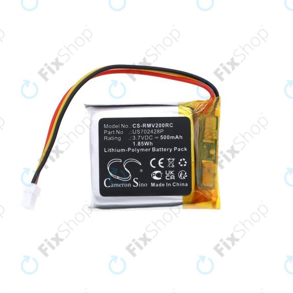 Batteria per Razer Viper Ultimate, Viper V2 Pro, US702428P, Li-Pol, 500mAh, 3.7V, HQ