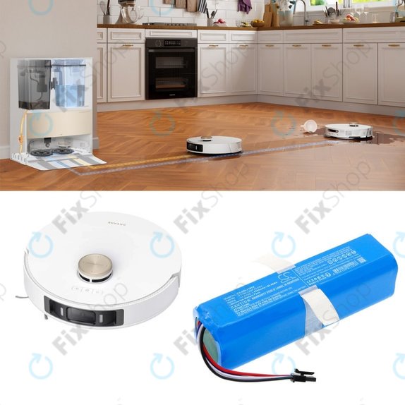 Batteria per Xiaomi Dreame Bot L10s Ultra Gen2, Li-Ion, 6700mAh, P2150-4S2P-KLYEV 14.4V, HQ