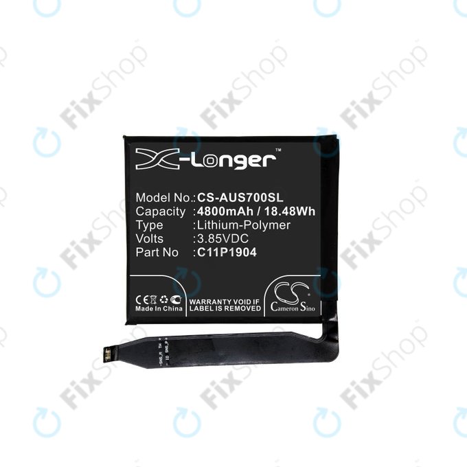 Batteria per Asus Zenfone 7 ZS670KS, 7 Pro ZS671KS, C11P1904, 4800mAh, HQ