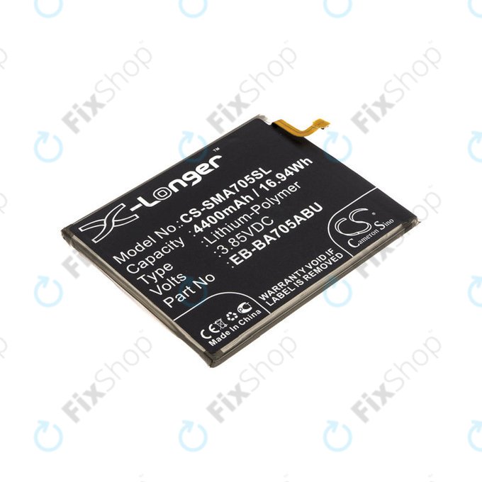 Batteria per Samsung A70 A705F, 4400mAh, Li-Pol, 3.85 V, EB-BA705ABU, HQ