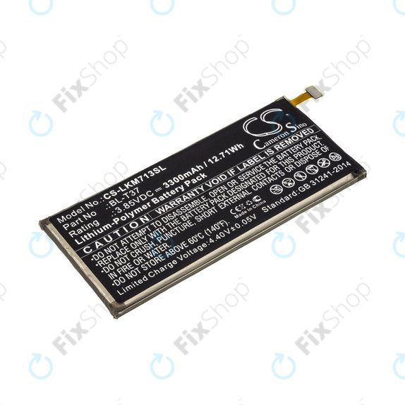Batteria per LG L713dl, LG LG-Q710al, LG Lm-L713dl, BL-T37, Li-Pol, 3.85V, 3300mAh, HQ