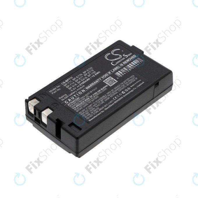 Batteria per Canon E06, Canon E07, BP-711, Ni-MH, 2100mAh, 6V, HQ