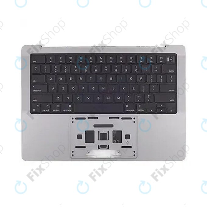 Top case con tastiera US e batteria per MacBook Pro 14", A2918 (2023), Space Gray, 661-35708, Genuine Apple
