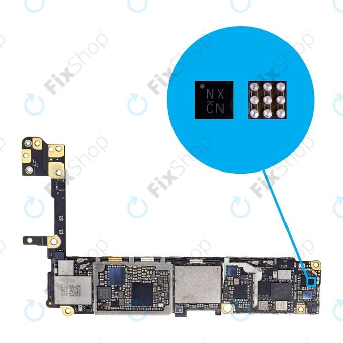 IC di gestione vibrazione NX CN 9pin per iPhone 6S, 6S Plus