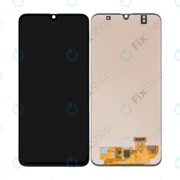 Schermo OLED per Samsung A30s A307F, Vetro touch senza cornice