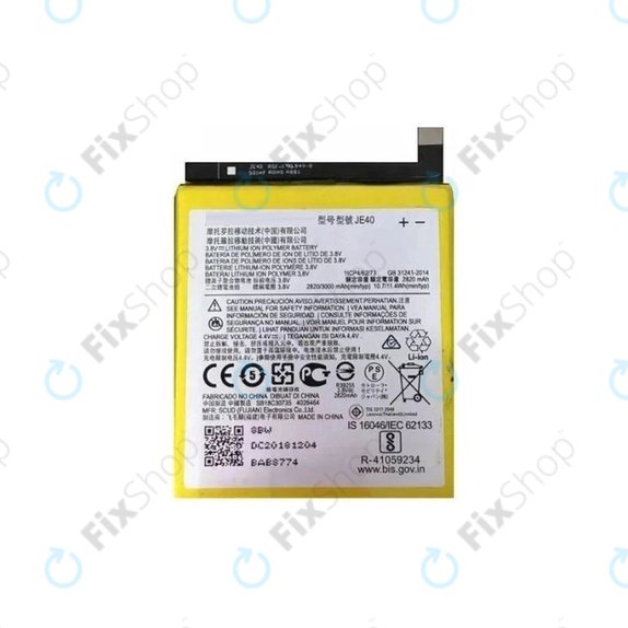 Batteria per Motorola One (P30 Play) XT1941, G7 Play XT1952, JE40, 3000mAh