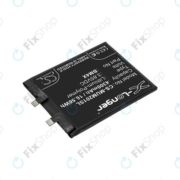 Batteria per Xiaomi Mi 11, 4300mAh, Li-Pol, 3.85 V, BM4X, HQ
