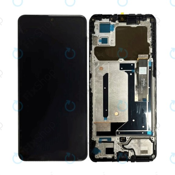 Schermo OLED per ZTE Axon 30 5G A2322, A2322G, Black, Vetro touch con cornice