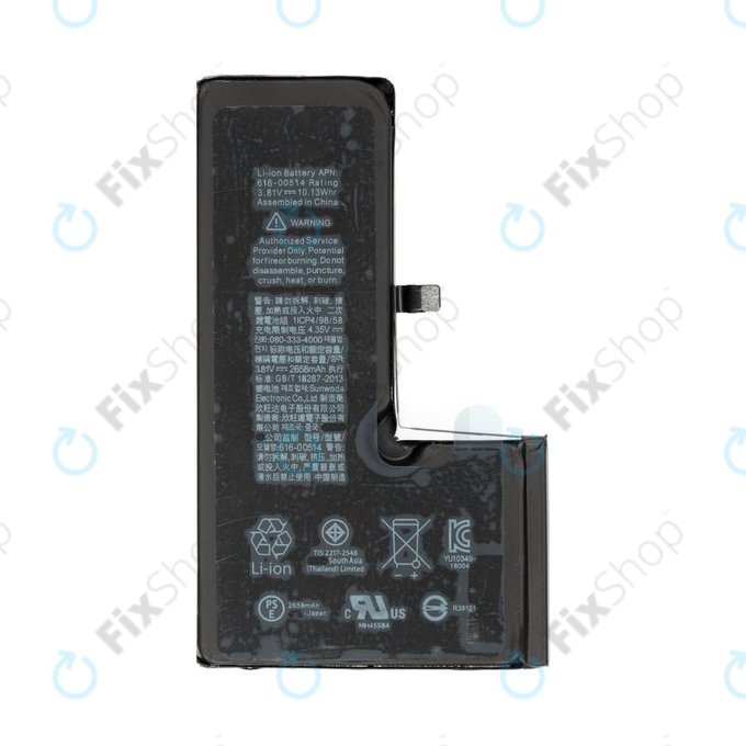 Batteria per iPhone XS, 2658mAh