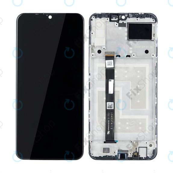 Schermo per Lenovo K10 Note, Black, Vetro touch con cornice