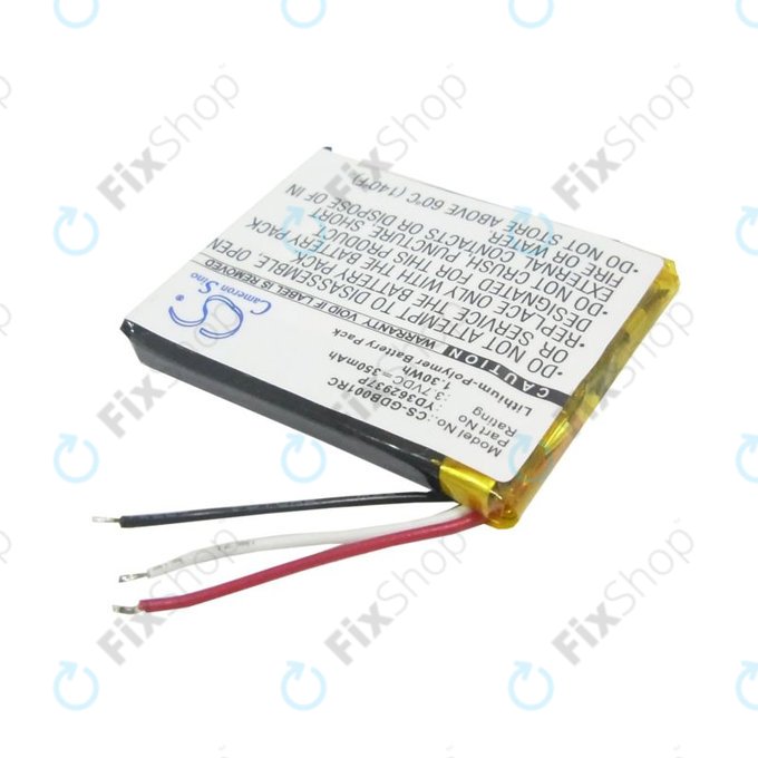 Batteria per GoPro Wifi Remote, YD362937P, Li-Pol, 350mAh, 3.7V, HQ